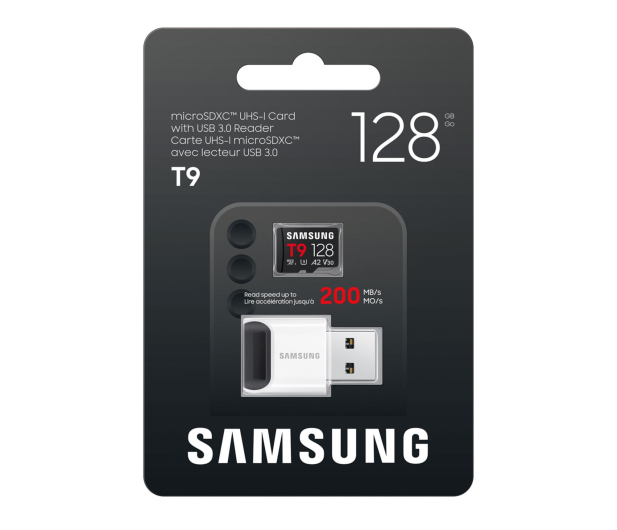 Samsung 128GB T9 microSDXC 200MB/s z czytnikiem - 1522581 - zdjęcie 4